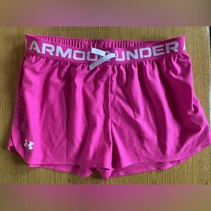 Under Armour Fuchsia HeatGear Shorts